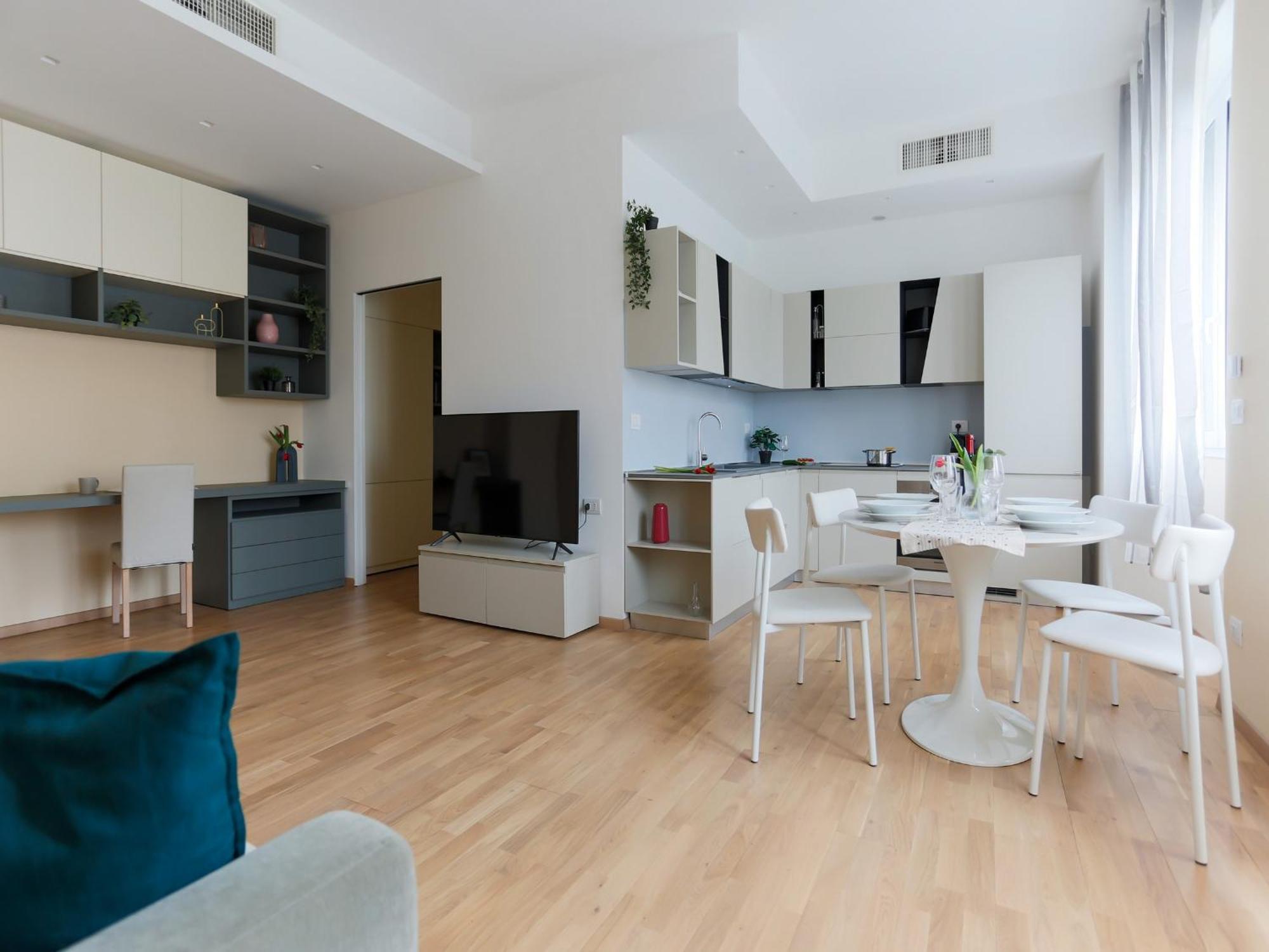 The Best Rent - Bright One-Bedroom Apartment In Corso Vittorio Emanuele II Milán Exteriér fotografie
